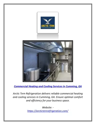 Reliable Commercial Heating and Cooling Services | Cumming, GA