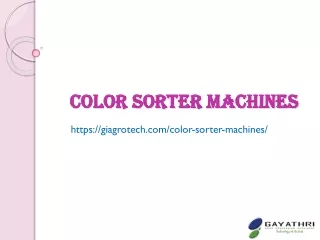 color sorter machines