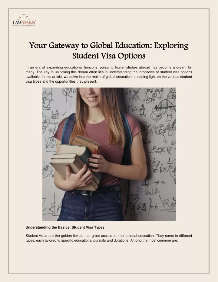 your gateway to global education exploring your
