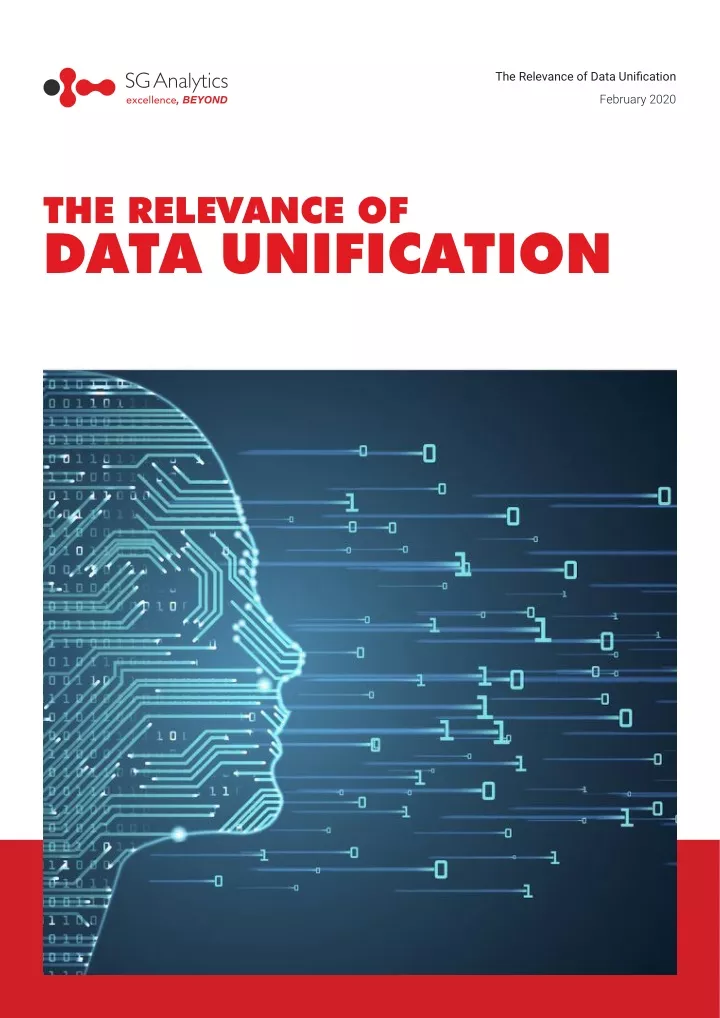 the relevance of data unification
