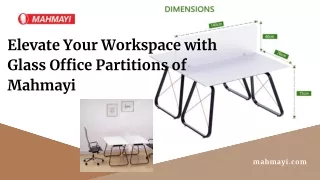 elevate your workspace with glass office