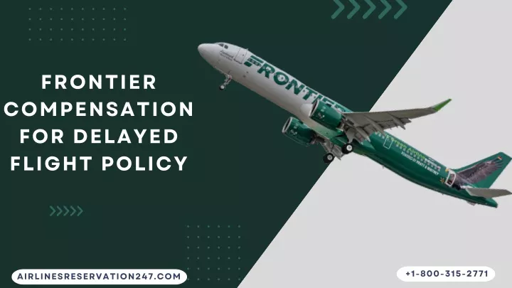 frontier compensation for delayed flight policy