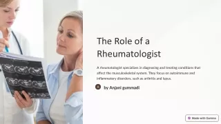 The-Role-of-a-Rheumatologist