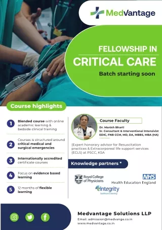 Fellowship in Critical Care