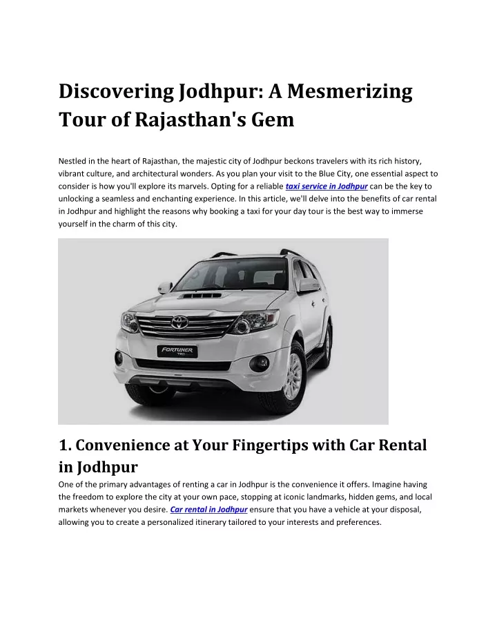 discovering jodhpur a mesmerizing tour