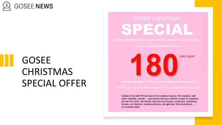 gosee christmas special offer