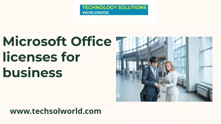 microsoft office licenses for business