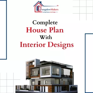 Complete  House Plan  With  Interior Designs