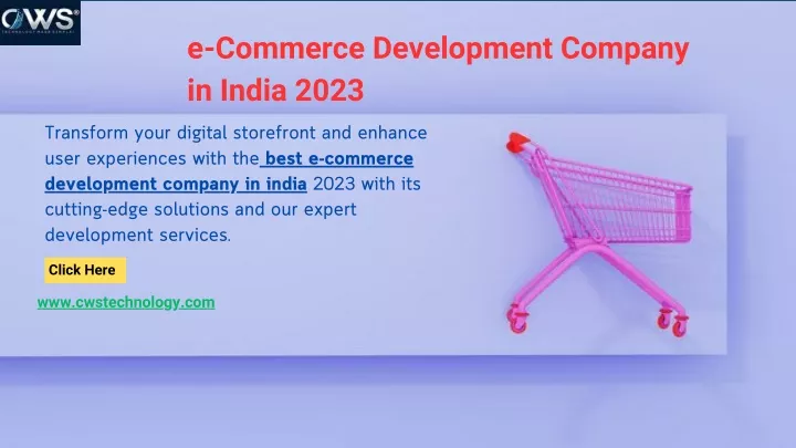 e commerce development company in india 2023