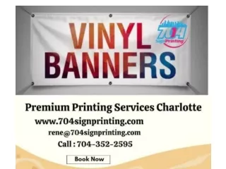 Quality Beyond Compare: Premium Printing Services in Charlotte