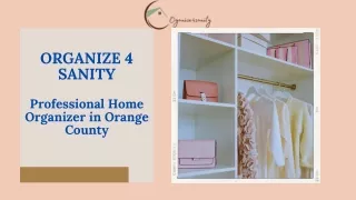 Hire Organize4 Sanity as a Expert Professional for Clutter Organizing