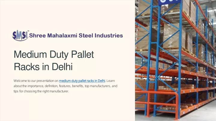 medium duty pallet racks in delhi