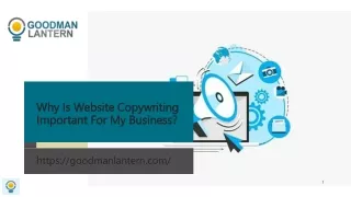 Why Is Website Copywriting Important For My Business?