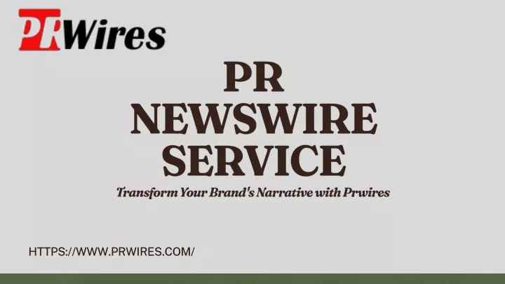pr newswire service