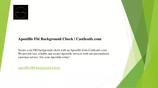 Apostille Fbi Background Check  Castlesnfc.com