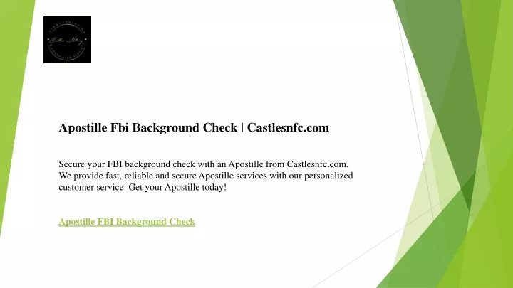 apostille fbi background check castlesnfc