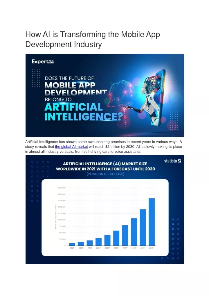 how ai is transforming the mobile app development