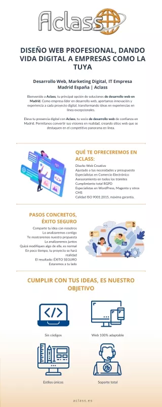 Empresa de Desarrollo Web en Madrid, España - Aclass