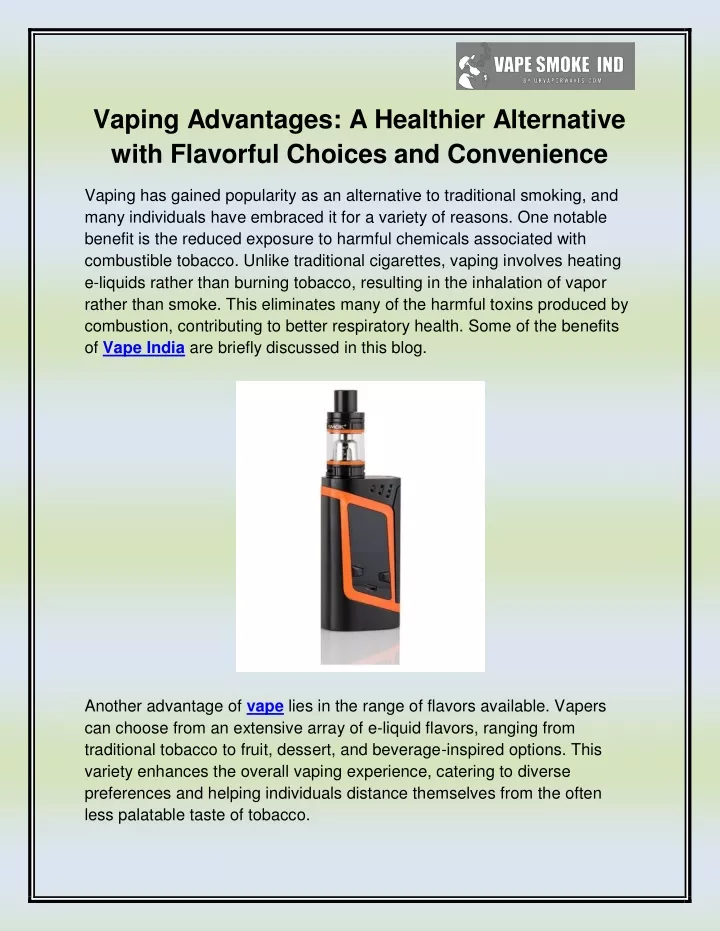vaping advantages a healthier alternative with