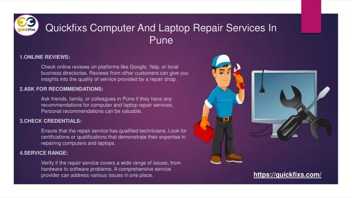 quickfixs computer and laptop repair services in pune