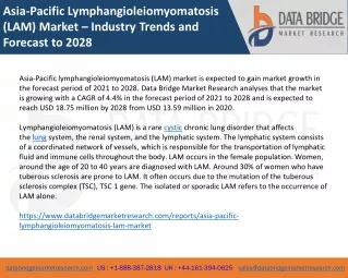 asia pacific lymphangioleiomyomatosis lam market