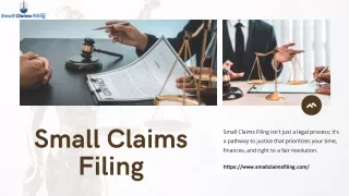 Small Claims Filing