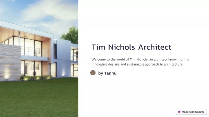 tim nichols architect