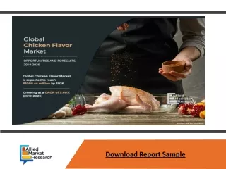 Chicken Flavor Market Size to see Huge Growth with $1.00 Billion by 2026