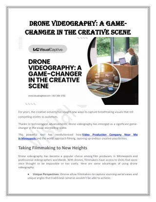 Drone Videography_ A Game-changer in the Creative Scene