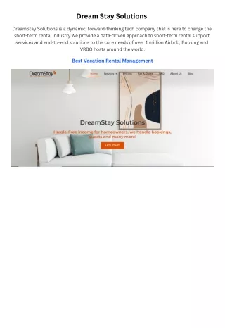 dream stay solutions