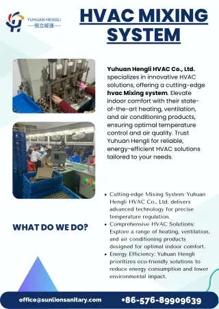 hvac mixing system