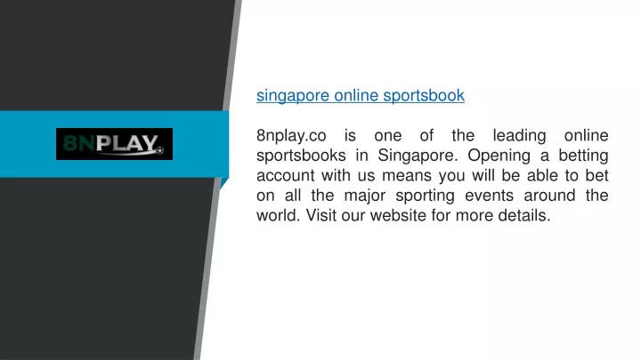 singapore online sportsbook 8nplay