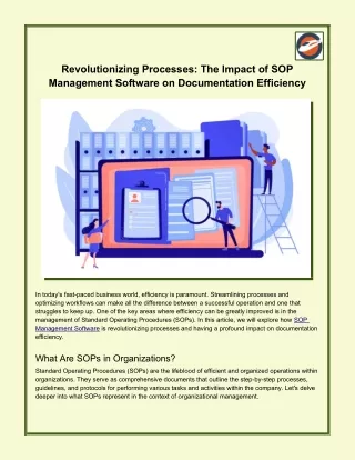 revolutionizing processes the impact