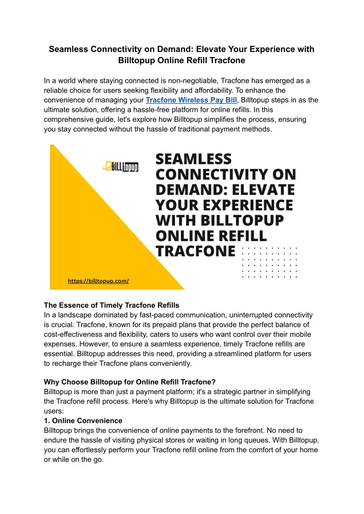 seamless connectivity on demand elevate your