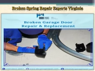 Broken Spring Repair Experts Virginia