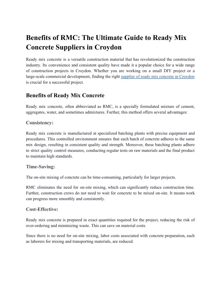 benefits of rmc the ultimate guide to ready