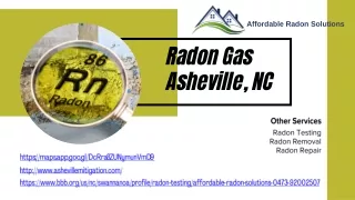 Radon Gas Asheville, NC