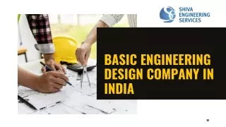 Basic Engineering Design Company in India