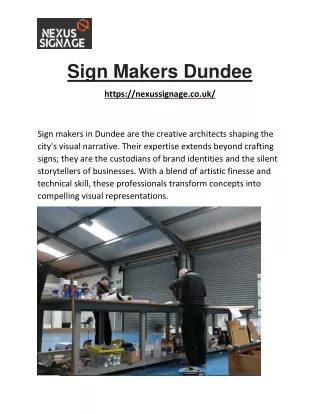 Sign Makers Dundee