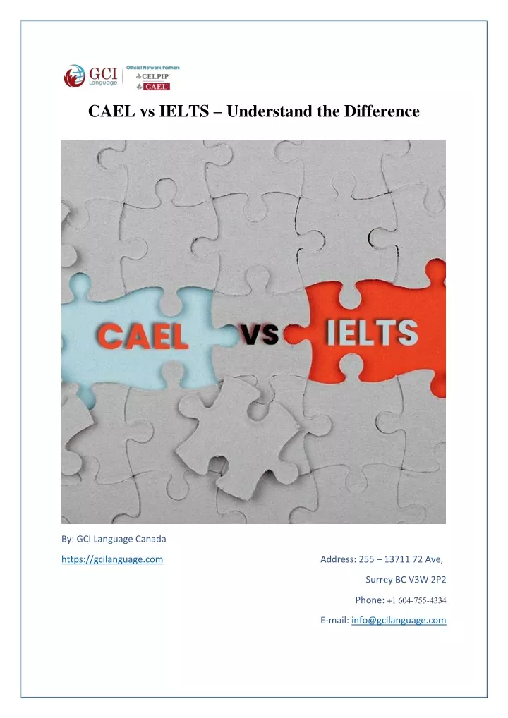 cael vs ielts understand the difference
