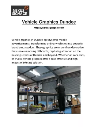 Vehicle Graphics Dundee