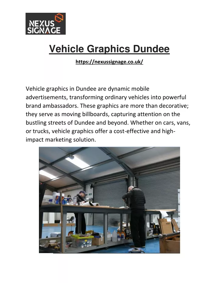 vehicle graphics dundee