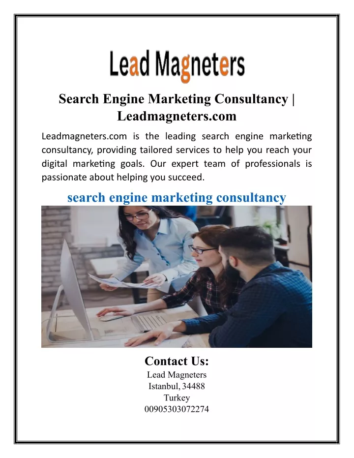 search engine marketing consultancy leadmagneters