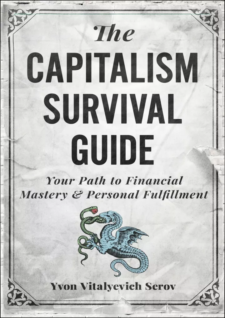 pdf read online the capitalism survival guide