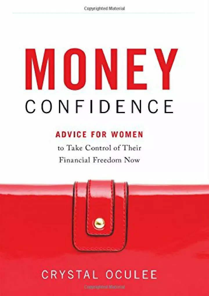 pdf read money confidence advice for women