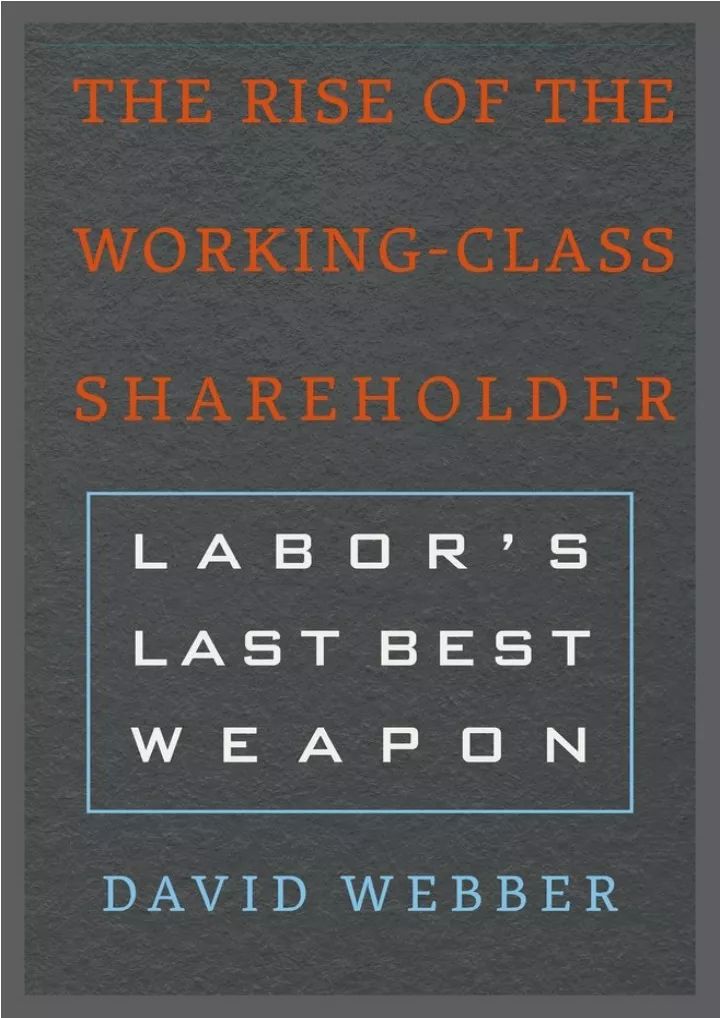 pdf read online the rise of the working class