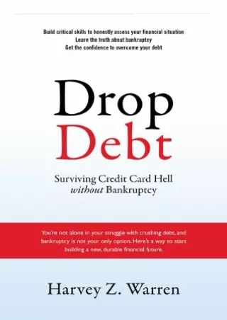 get [PDF] ✔Download⭐ Drop Debt: Surviving Credit Card Hell Without Bankruptcy