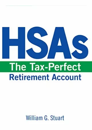 get [PDF] ✔Download⭐ HSAs: The Tax-Perfect Retirement Account