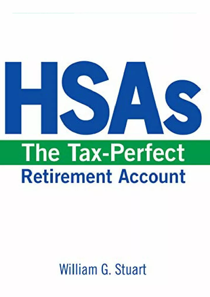 get pdf download hsas the tax perfect retirement