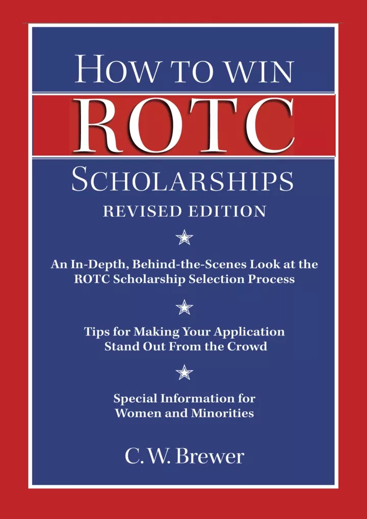 download book pdf how to win rotc scholarships